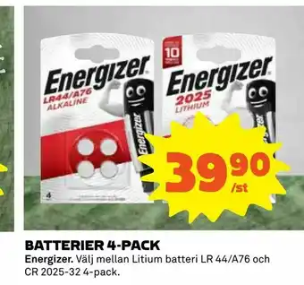 Coop Daglivs Batterier 4-pack erbjuda
