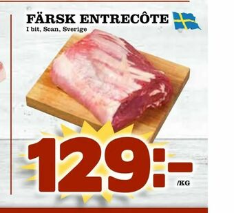 Din Mat Färsk entrecôte erbjuda