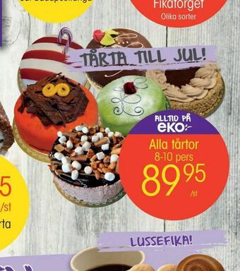 EKO Alla tårtor erbjuda