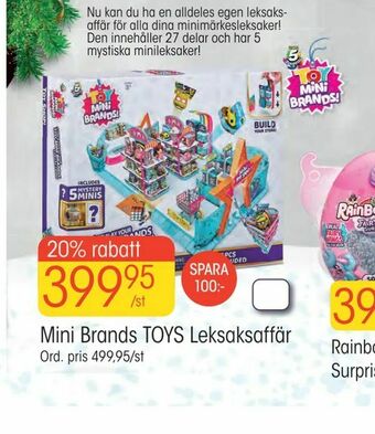 EKO Mini Brands TOYS Leksaksaffär erbjuda