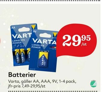 Hemköp Batterier erbjuda