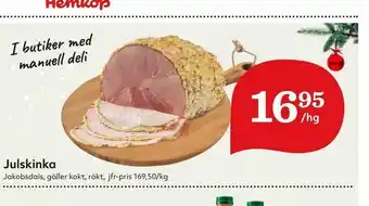 Hemköp Julskinka erbjuda