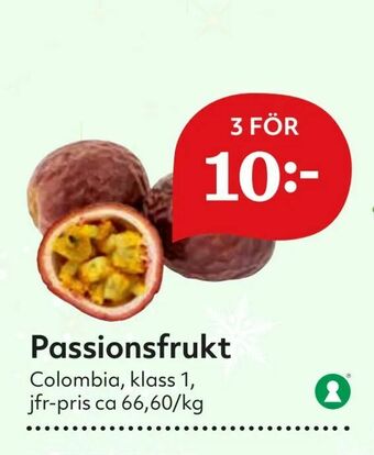 Passionsfrukt