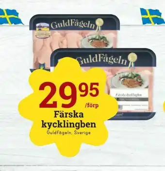 Färska kycklingben