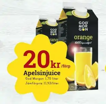 minmatbutik Apelsinjuice erbjuda