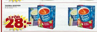 minmatbutik Varma koppen erbjuda