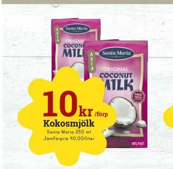minmatbutik Kokosmjölk erbjuda