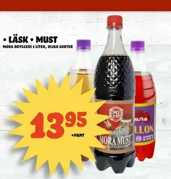 Nelins Läsk • Must erbjuda