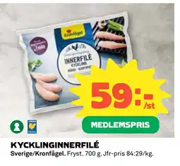 Coop KYCKLINGINNERFILÉ erbjuda