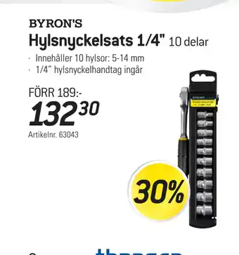 thansen Hylsnyckelsats 1/4 erbjuda