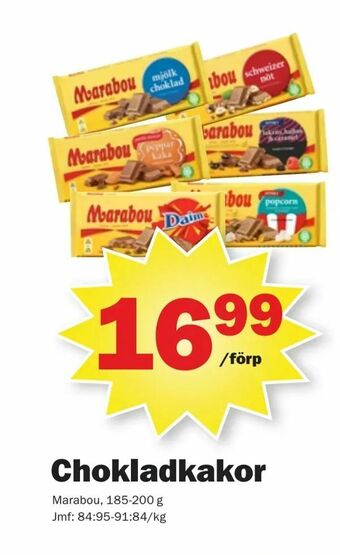 Pekås Chokladkakor erbjuda