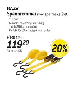 thansen Spännremmar erbjuda