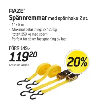 thansen Spännremmar erbjuda