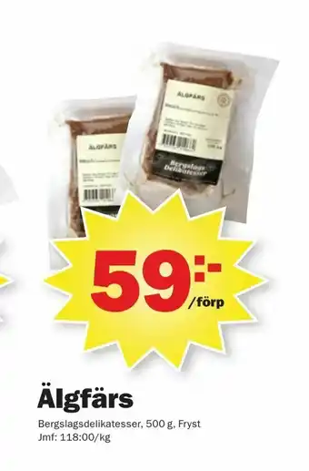 Älgfärs