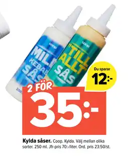 Coop Extra Kylda såser erbjuda