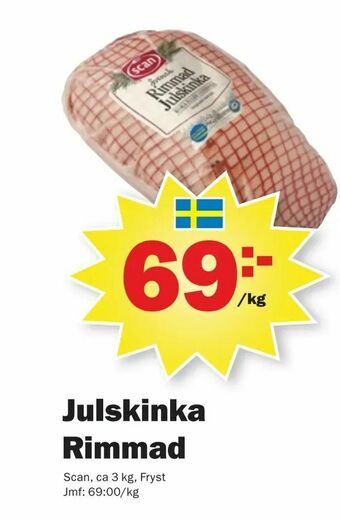 Pekås Julskinka Rimmad erbjuda