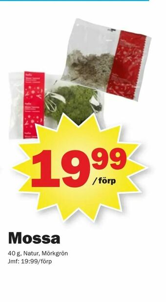 Pekås Mossa erbjuda