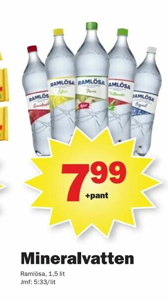 Pekås Mineralvatten erbjuda