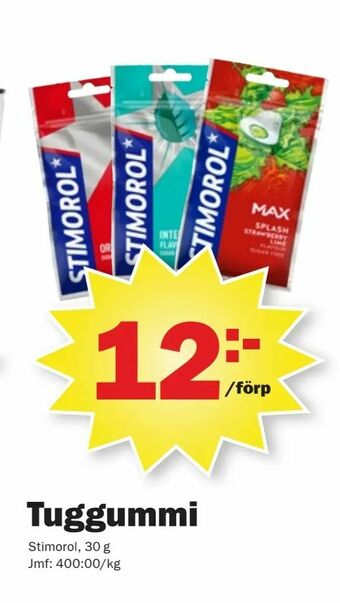 Pekås Tuggummi erbjuda