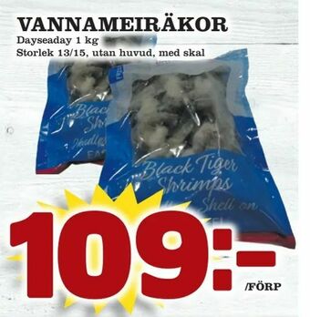 Prisma Mat Vannameiräkor erbjuda