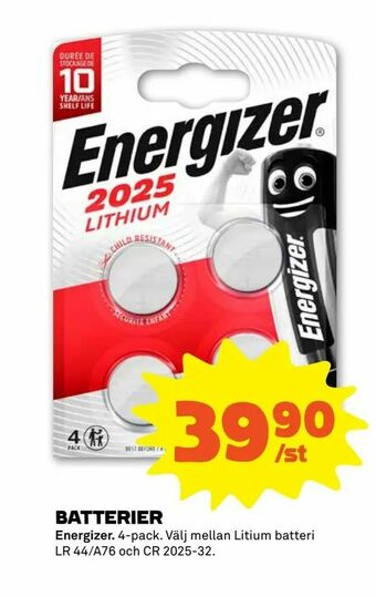 Stora Coop Batterier erbjuda
