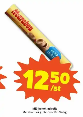 Mjölkchoklad rulle