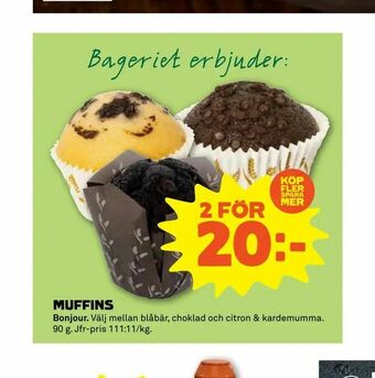 Stora Coop Muffins erbjuda