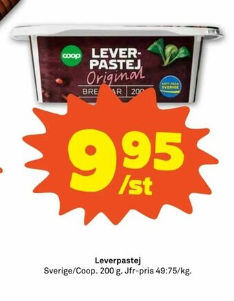 Stora Coop Leverpastej erbjuda