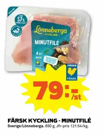 Stora Coop Färsk kyckling - minutfilé erbjuda
