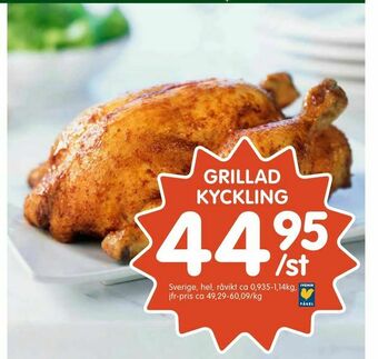 Tempo Grillad kyckling erbjuda