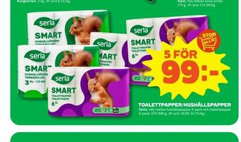 Stora Coop Toalettpapper/hushållspapper erbjuda