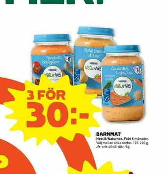 Stora Coop Barnmat erbjuda