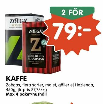 Tempo Kaffe erbjuda