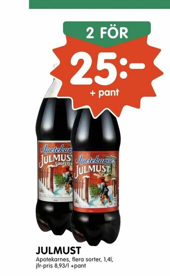 Tempo Julmust erbjuda