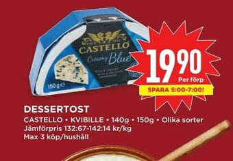Willys Hemma Dessertost erbjuda
