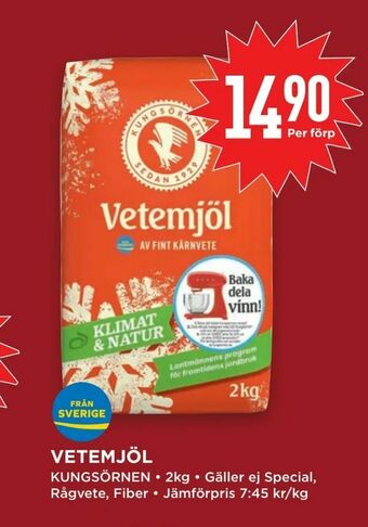 Vetemjöl