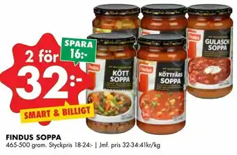 Findus soppa