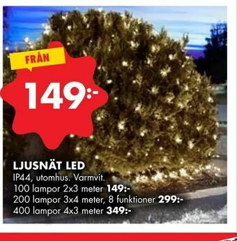 ÖoB Ljusnät led erbjuda