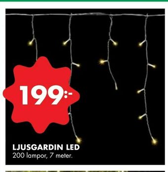 ÖoB Ljusgardin led erbjuda