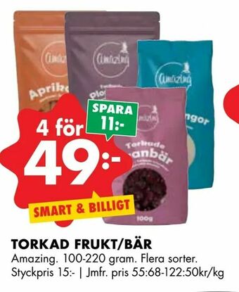 ÖoB Torkad frukt/bär erbjuda