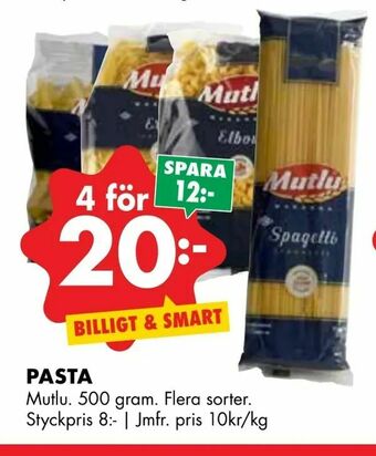 ÖoB Pasta erbjuda