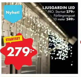 ÖoB Ljusgardin led erbjuda