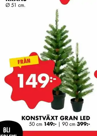 Konstväxt gran led