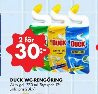 ÖoB Duck wc-rengöring erbjuda