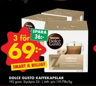 ÖoB Dolce gusto kaffekapslar erbjuda
