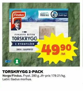 Coop Torskrygg 2-pack erbjuda
