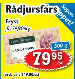 Rådjursfärs