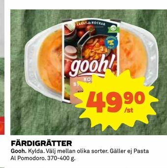 Coop Färdigrätter erbjuda