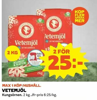 Coop Vetemjöl erbjuda