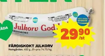Coop Forum Färdigkokt julkorv erbjuda